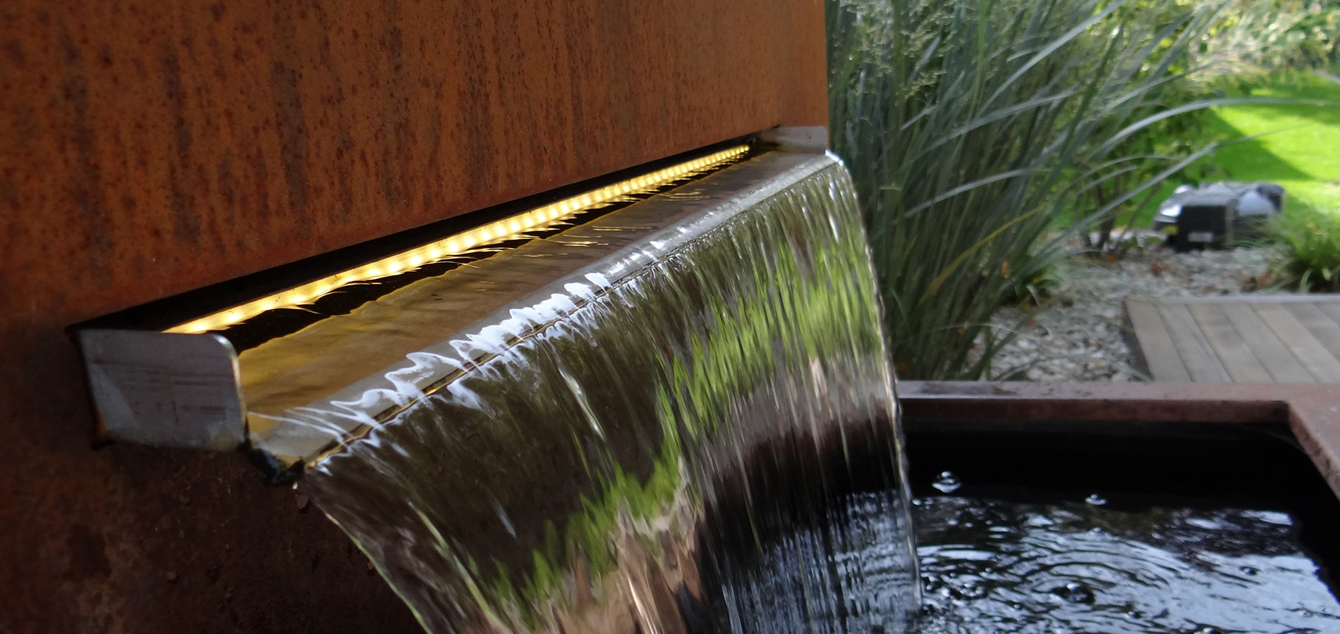 Gartengestaltung - Brunnen